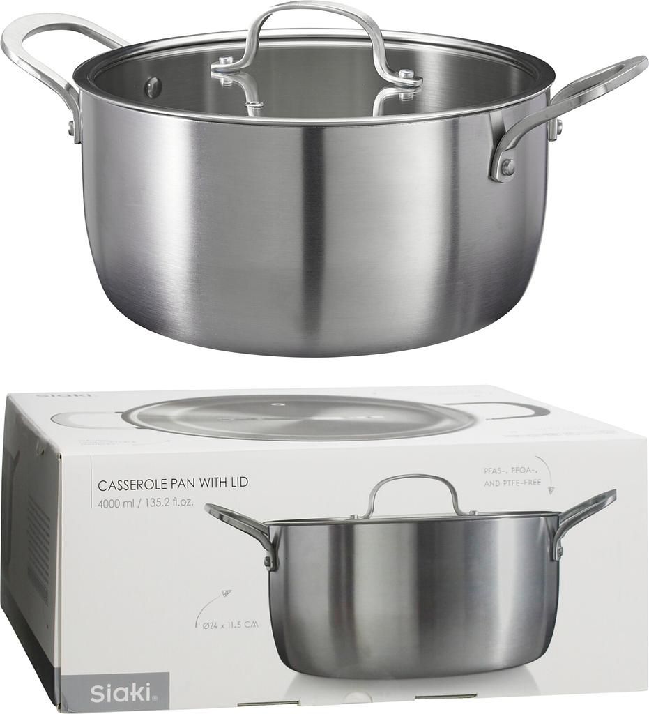 Siaki Collection Kasserolle mit Deckel