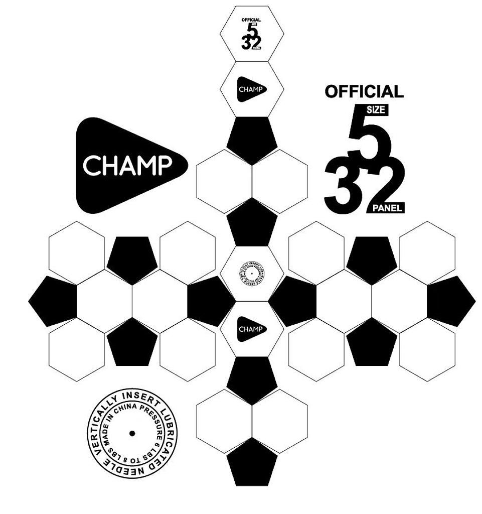 CHAMP Fussball Größe 5 (Originalbilder folgen)