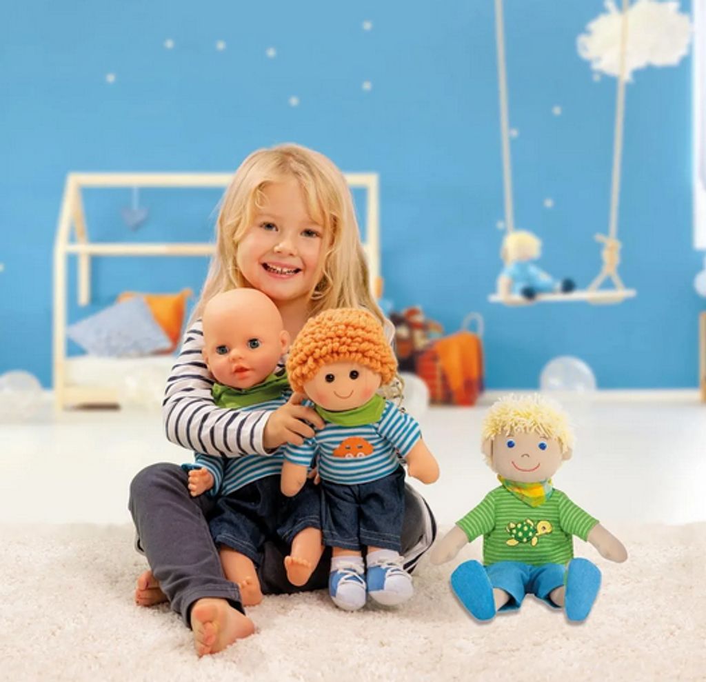 Heless Puppen-Outfit für Jungs + Mädchen