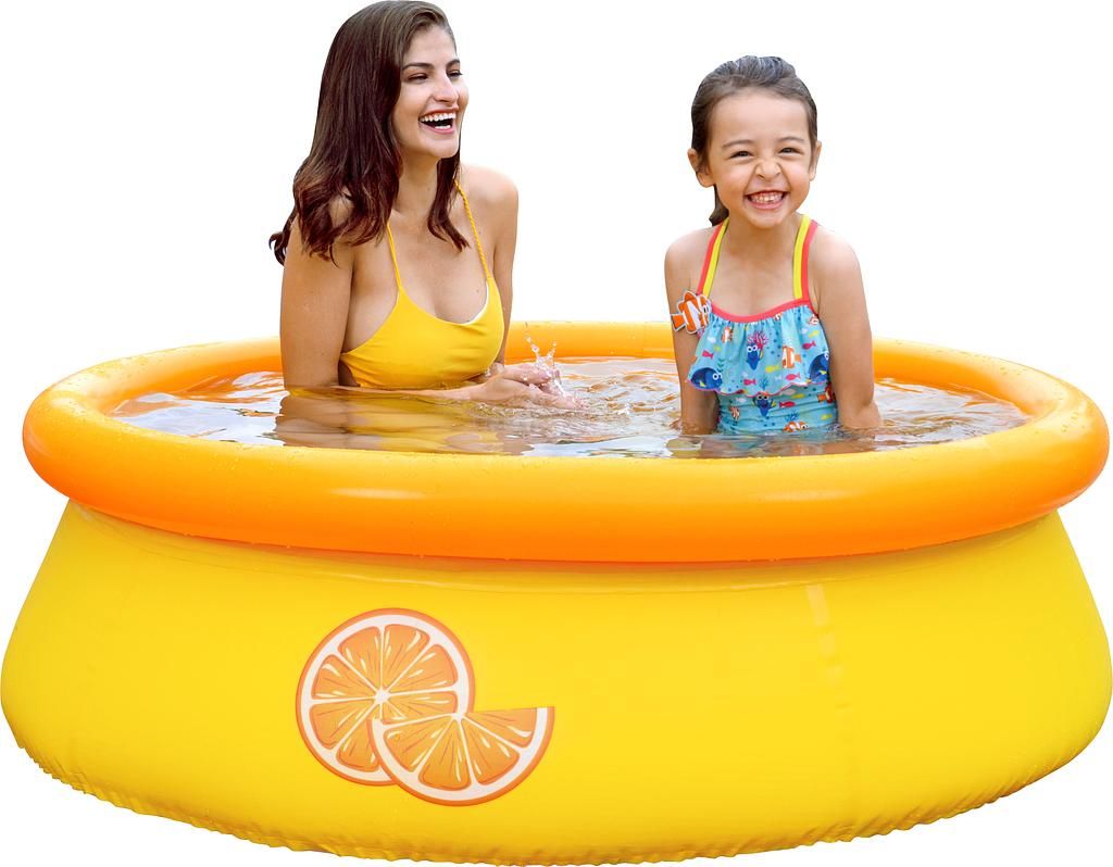 Jilong Aufblasbarer Kinderpool Orange