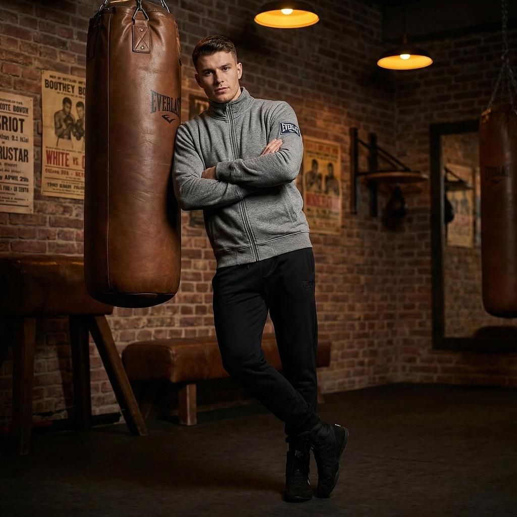Everlast Sweatshirt Jacket with Zipper