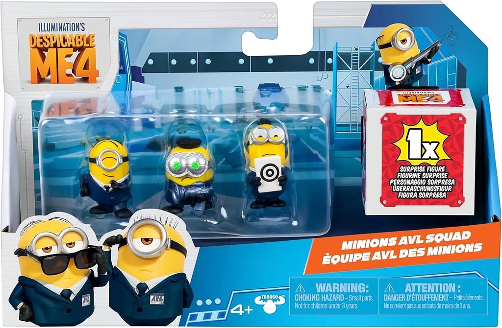 Moose MINIONS Packung mit 4 Figuren