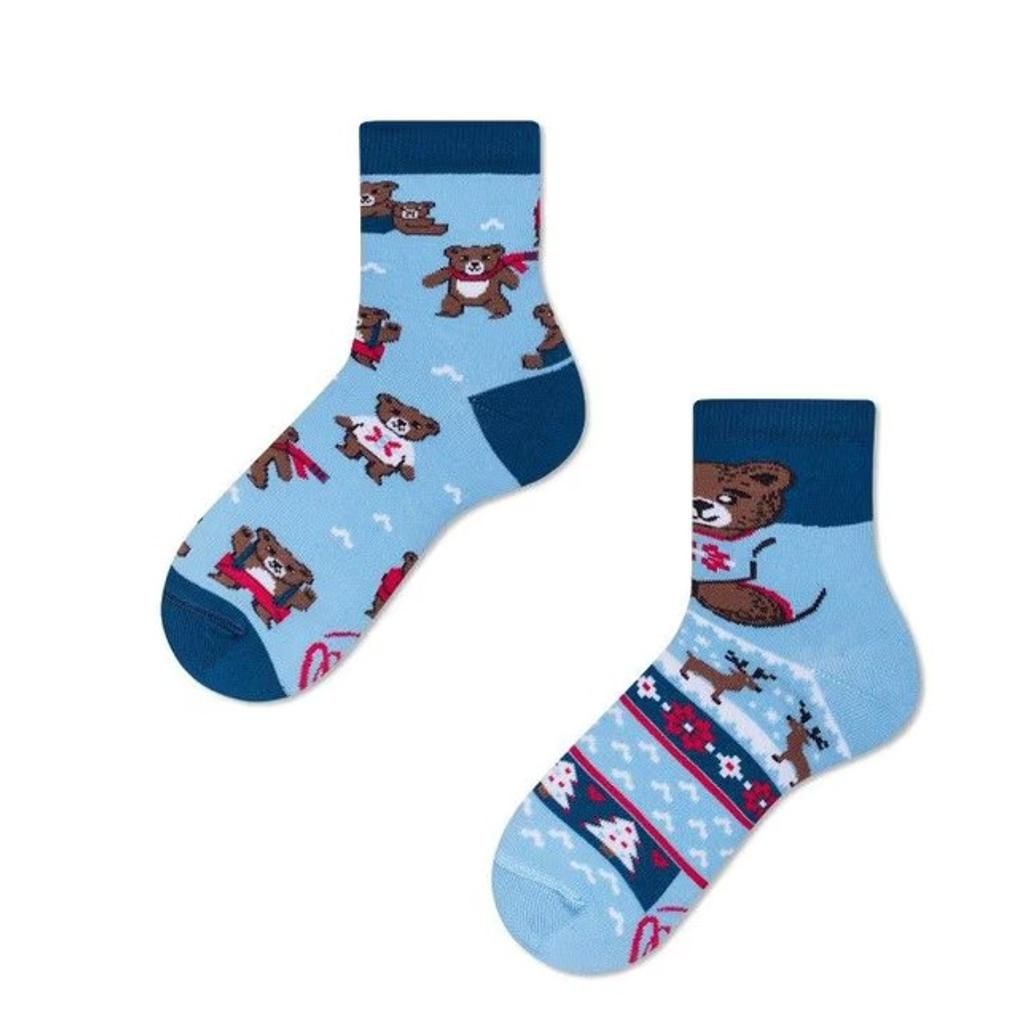 Many Mornings Children's Socks with Bear
