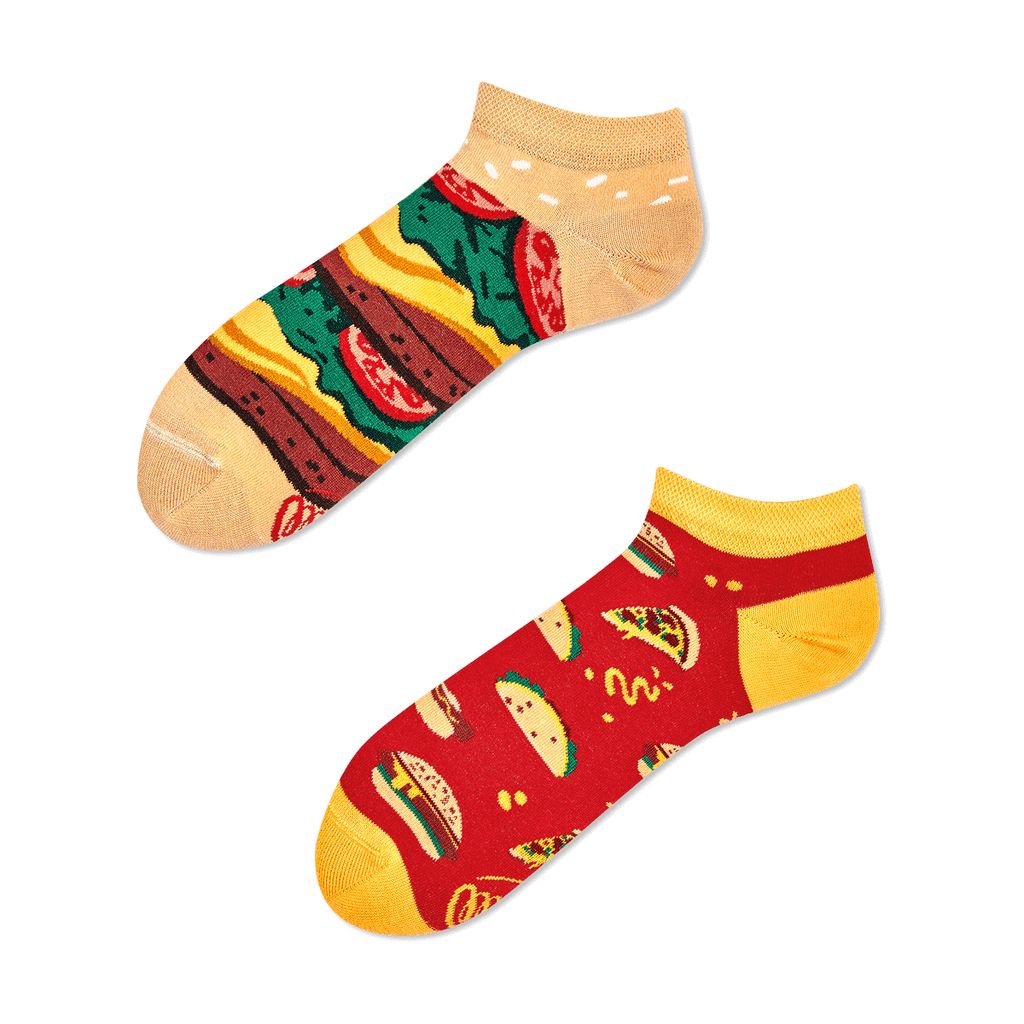Many Mornings Socks with Fast Foot Motif