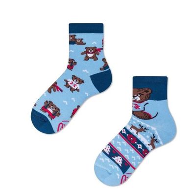 Many Mornings Children's Socks with Bear