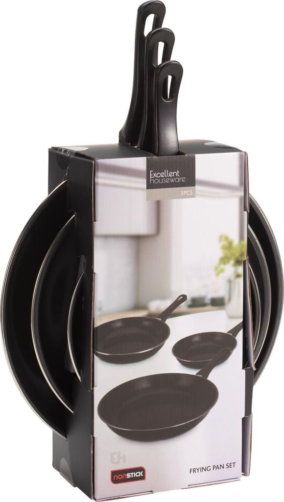 Excellent Houseware Bratpfannenset 3tlg.