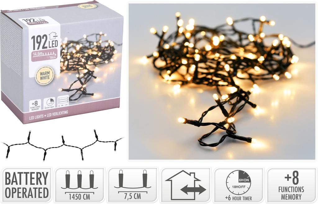 CHAMP LED Lichterkette warmweisse