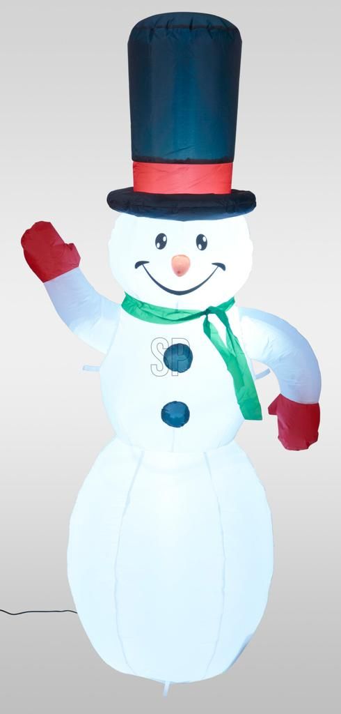 CHAMP Schneemann mit LED-Beleuchtung