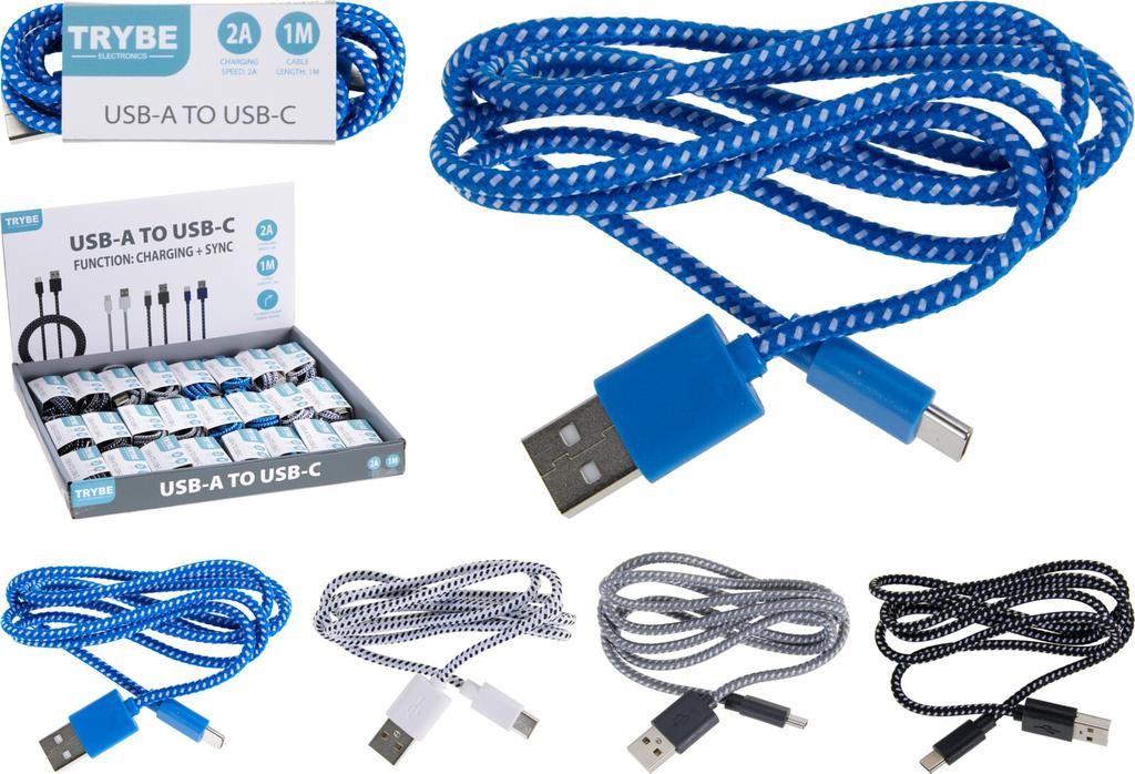 Trybe USB-C Ladekabel (USB-A zu USB-C)