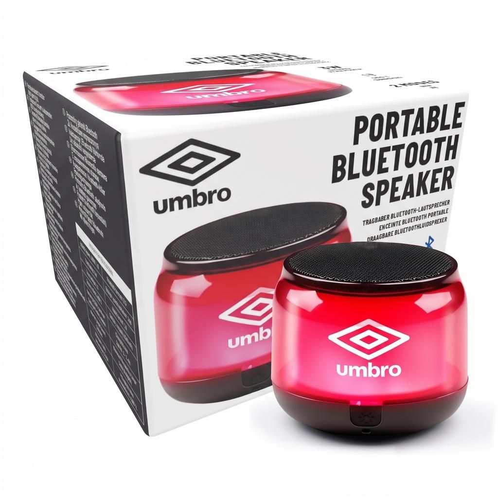 Umbro Portabler Bluetooth Lautsprecher RGB