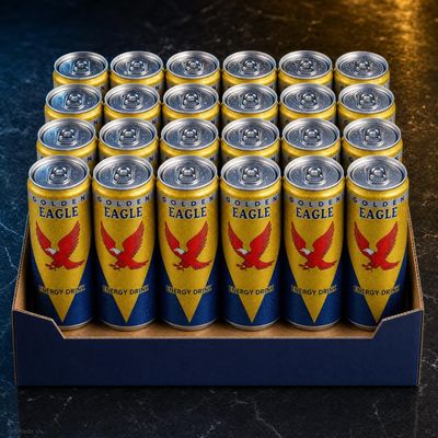 Goldeneagle Energy Drink Bulk Pack of 24 Cans