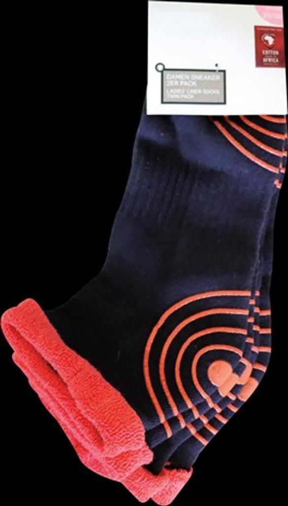 VIVESS Damen Sneaker Socken 2er Pack