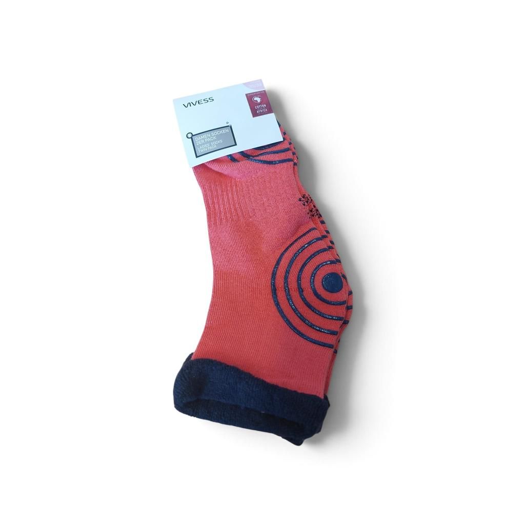 VIVESS Damen Sneaker Socken 2er Pack