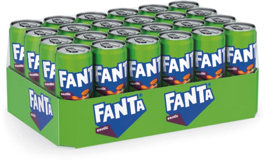 Fanta Exotic Vorratspackung 24 x 33 cl