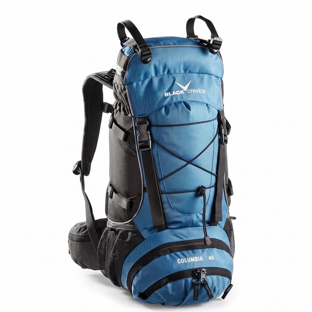 Black Crevice Columbia Rucksack 45 Liter