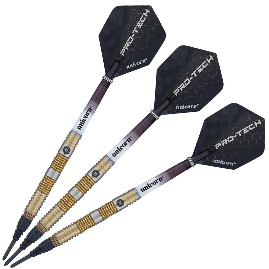 Unicorn Pro-Tech Style 6 Soft Tip Dart Set - 70% Tungsten