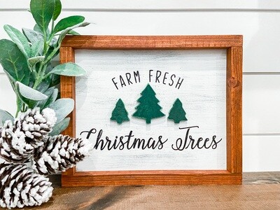 Christmas Tree Sign