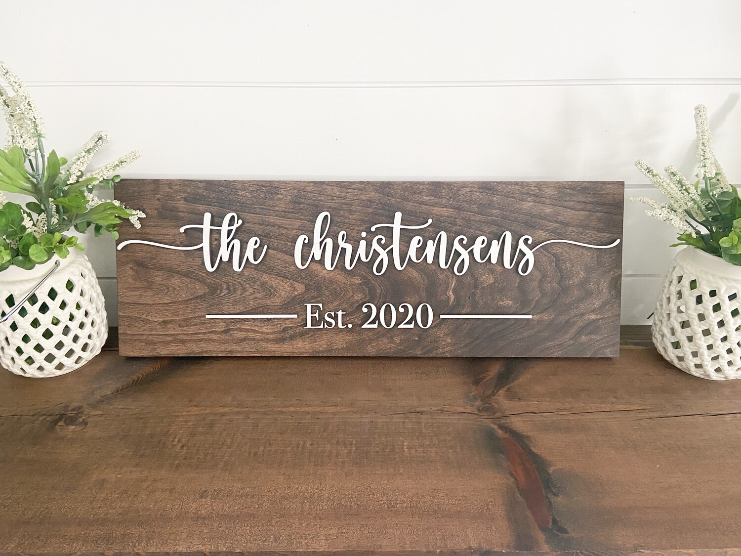 Last Name Sign/ Custom Wood Sign/ Established Sign