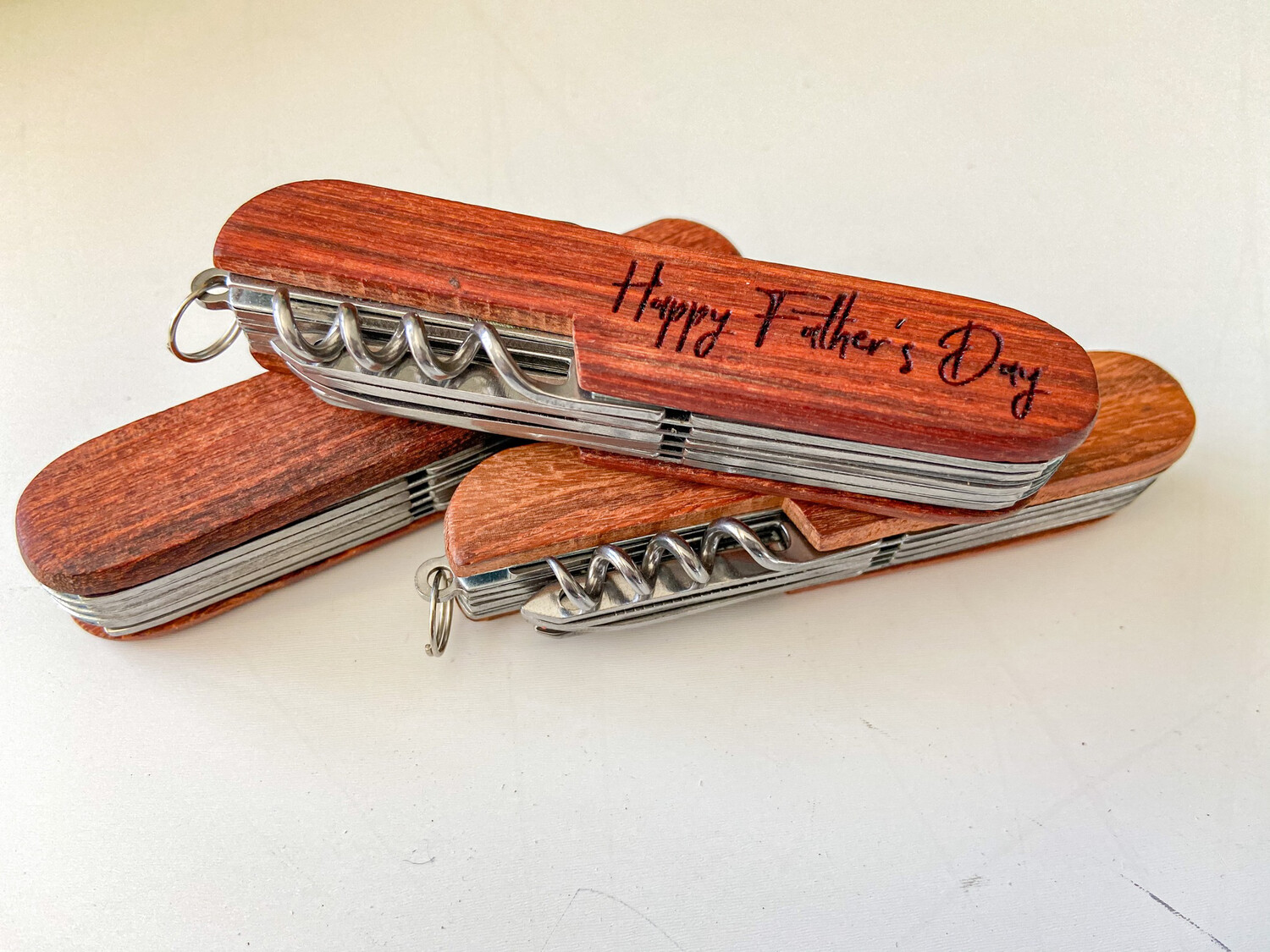 Wood Multitool Pocket Knife