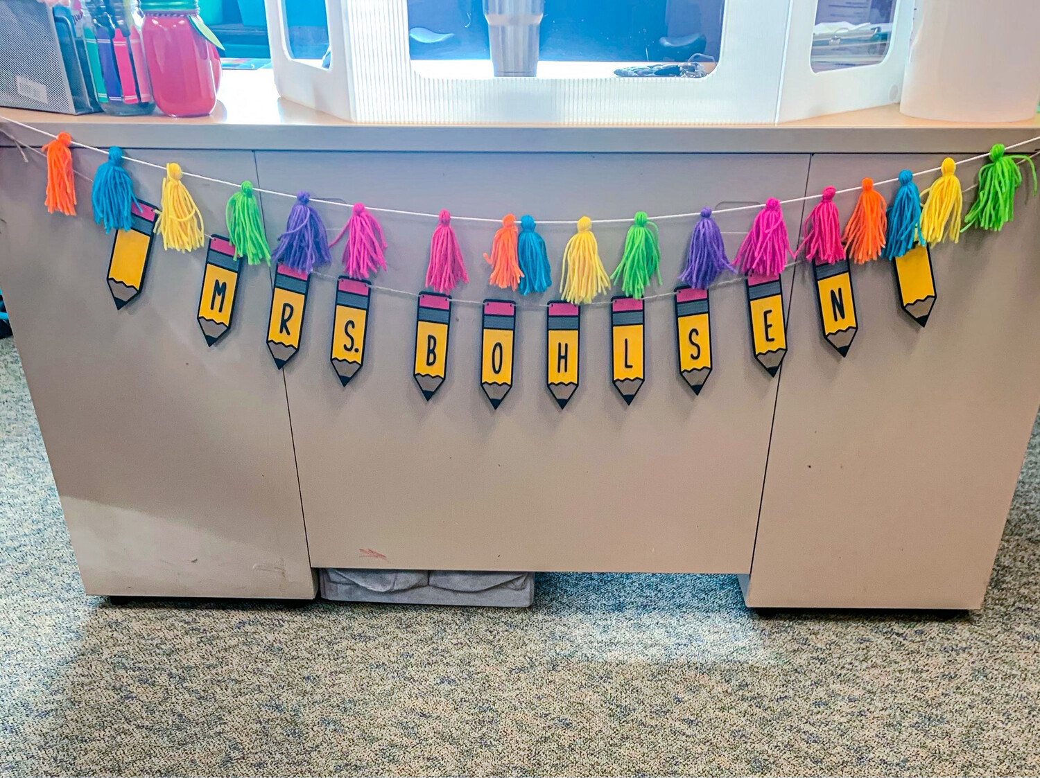 Teacher Pencil Banner