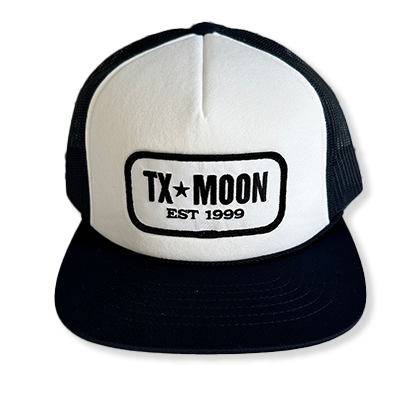 Texas Moon Cap - White/Navy