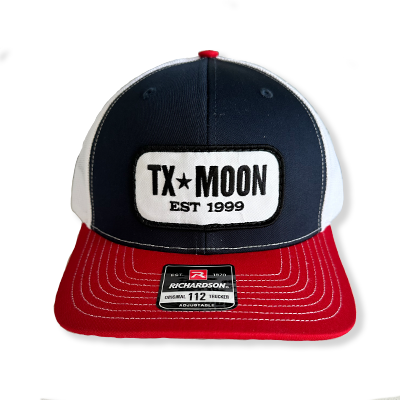 Texas Moon Cap - Navy/White/Red