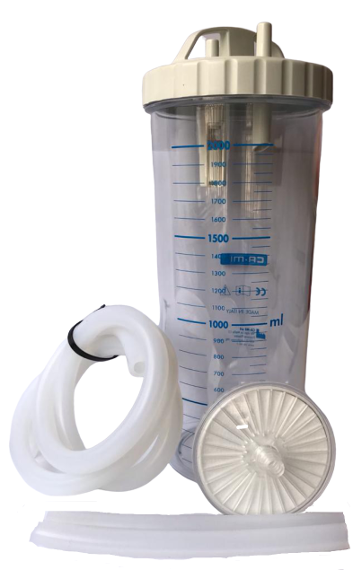 Makrolon 1000/2000ml Canister Kit for CA-MI New Hospivac 400