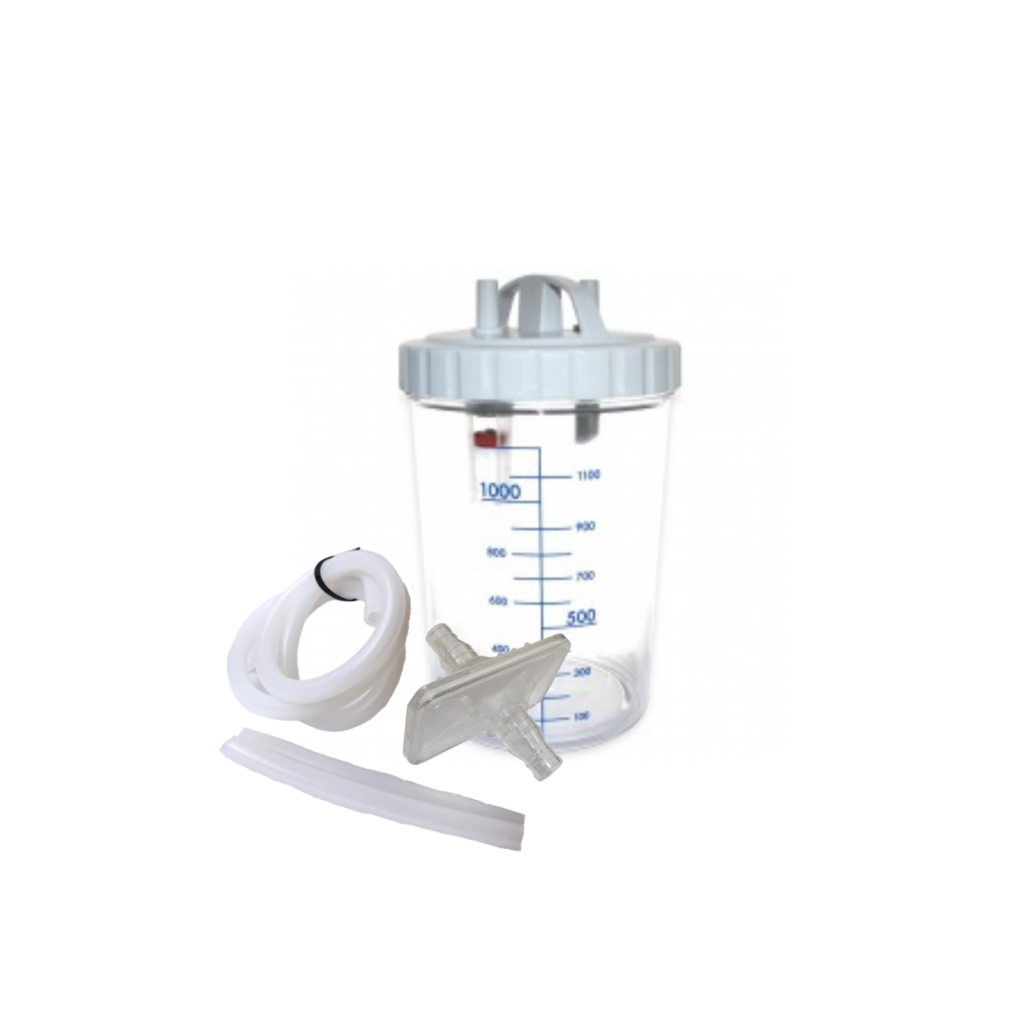 Makrolon 1000ml Canister Kit for DeVilbiss 7325, 7314 &amp; 7305 Suction Units