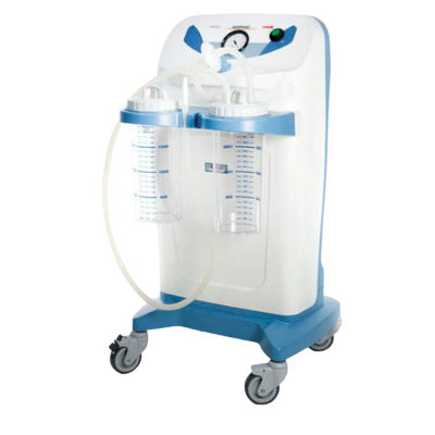 CA-MI New Hospivac 400, Choose Model Variation: Basic, Canister Options: 2 x 2000ml Autoclavable Canister for Flovac Liners (2 Liners included) - RECOMMENDED FOR AURAL MICROSUCTION