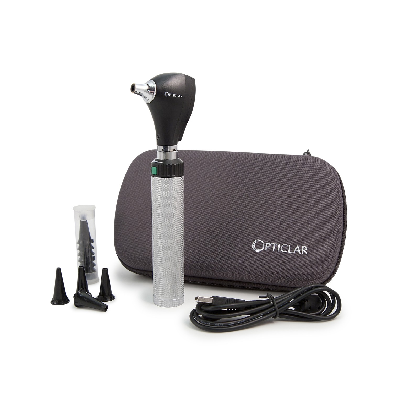 Opticlar S1 Practice Otoscope Set – Rechargeable USB Handle