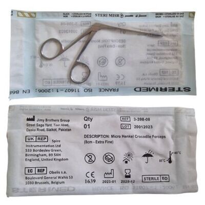 Micro Extra Fine Henkel 'Crocodile' Forceps