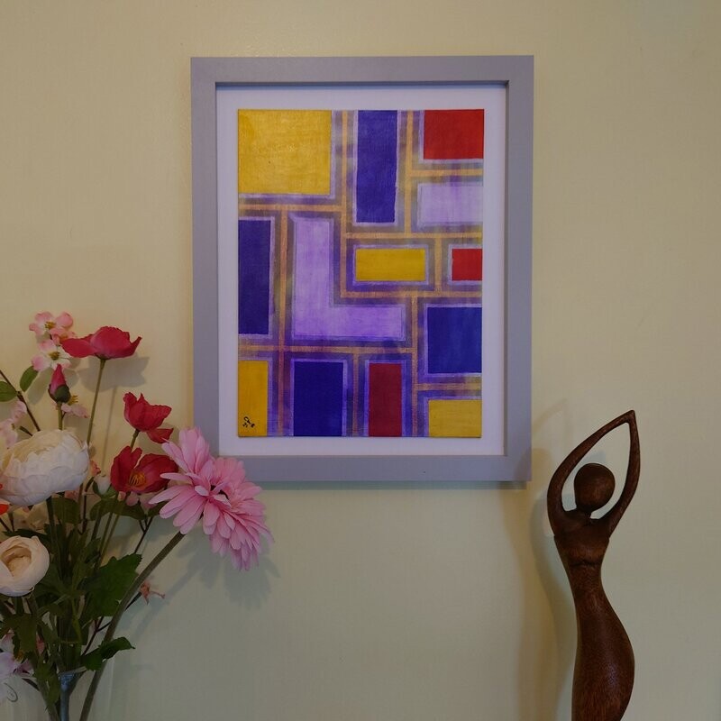 Acrylic Painting - Accidental Art