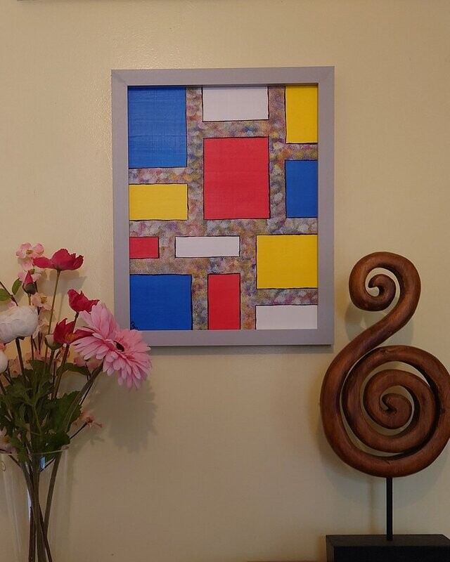 Original Acrylic Painting - Red Centre