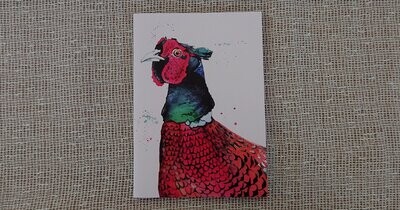 Inky Pheasant Notebook