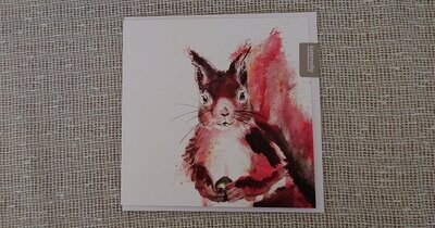 Inky Squirrel Card