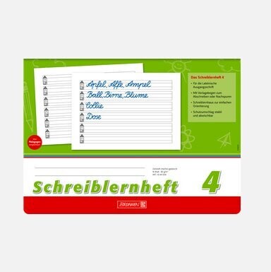 Brunnen Schreiblernheft 4
"Häuschen-Heft"