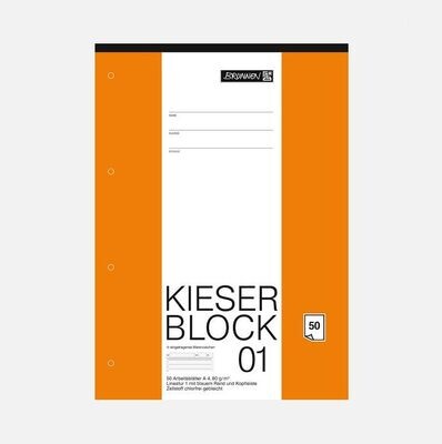 Brunnen KIESER-Block A4
Lineatur 1