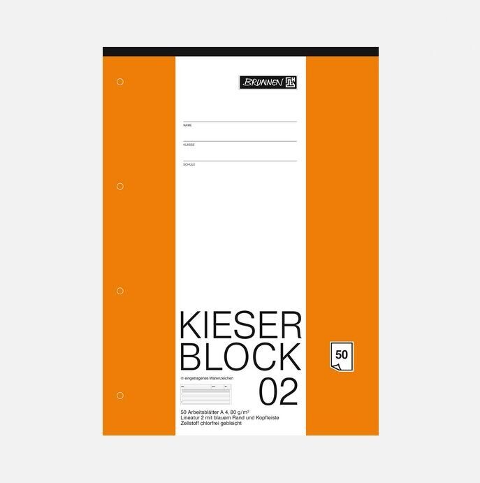 Brunnen KIESER-Block A4
Lineatur 2