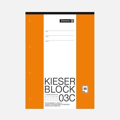 Brunnen KIESER-Block A4
Lineatur 3