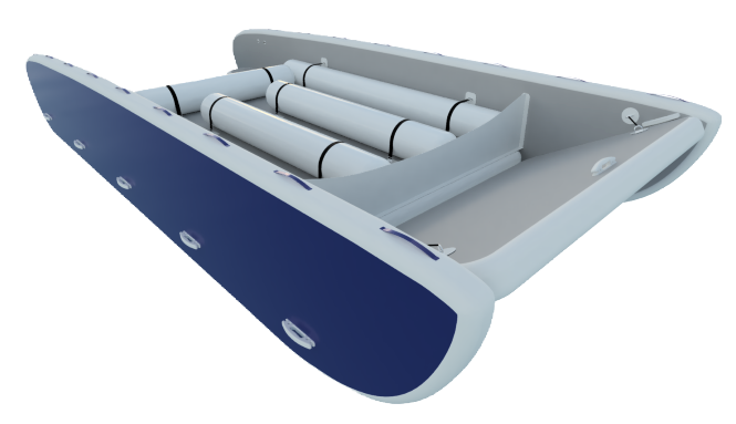 Inflatable Connectable Catamaran