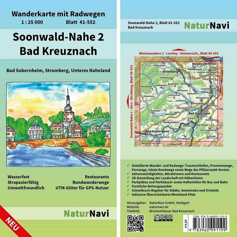 Wanderkarte Soonwald-Nahe 2 Bad Kreuznach Wanderkarte Soonwald-Nahe 2 Bad Kreuznach