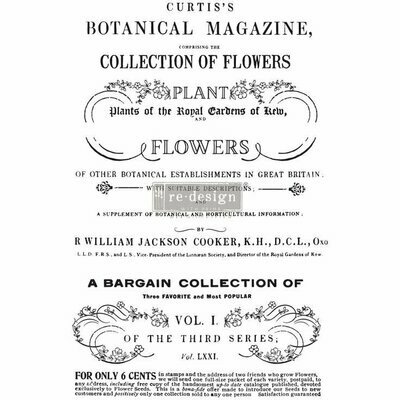 Re-Design Decor Transfers® – Botanical Magazine