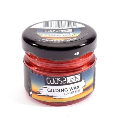 COOSA Crafts Gilding Wax - 20ml - Sunset Red