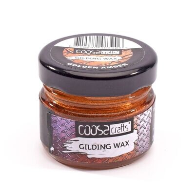 COOSA Crafts Gilding Wax - 20ml - Golden Amber