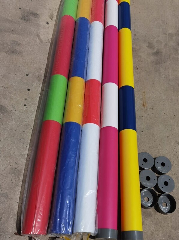Hindernisstange aus Kunststoff 3m