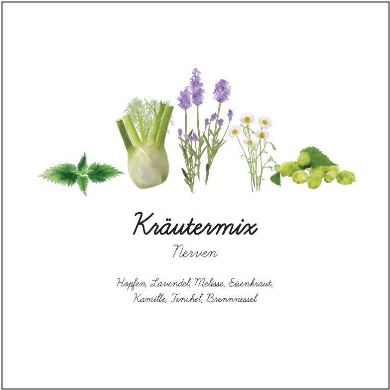 Kräutermix Nerven 1kg BIO-Lebensmittel-Qualität