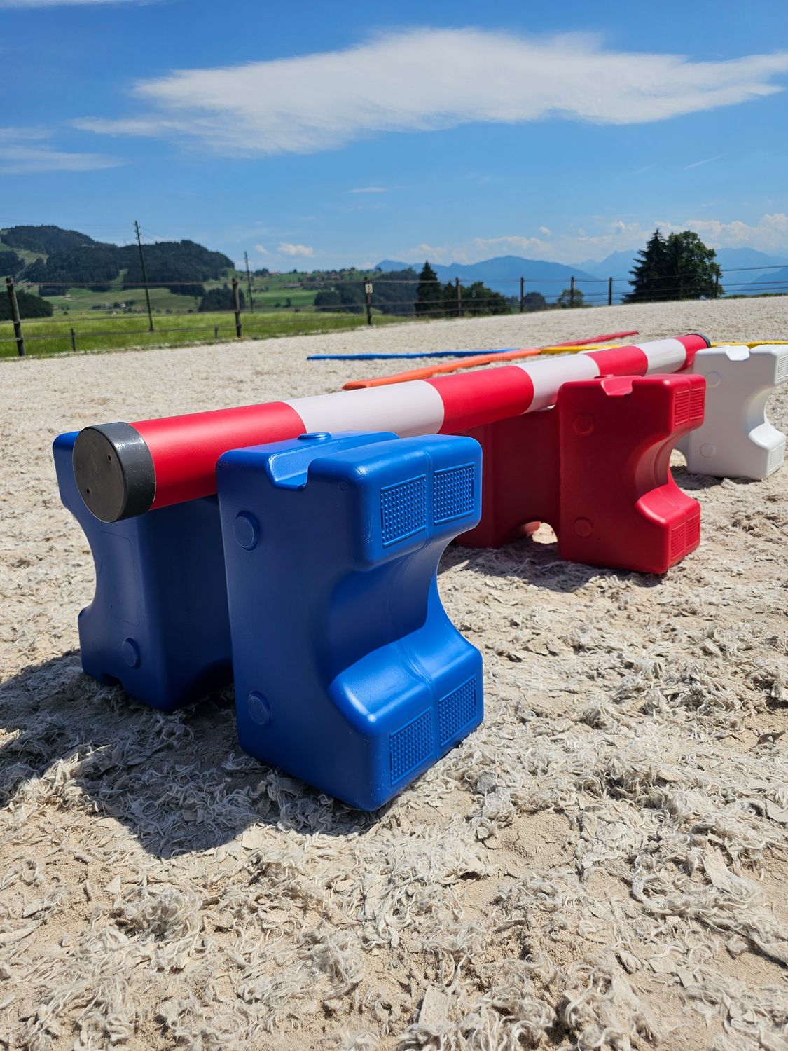 Hindernisstange aus Kunststoff 2m