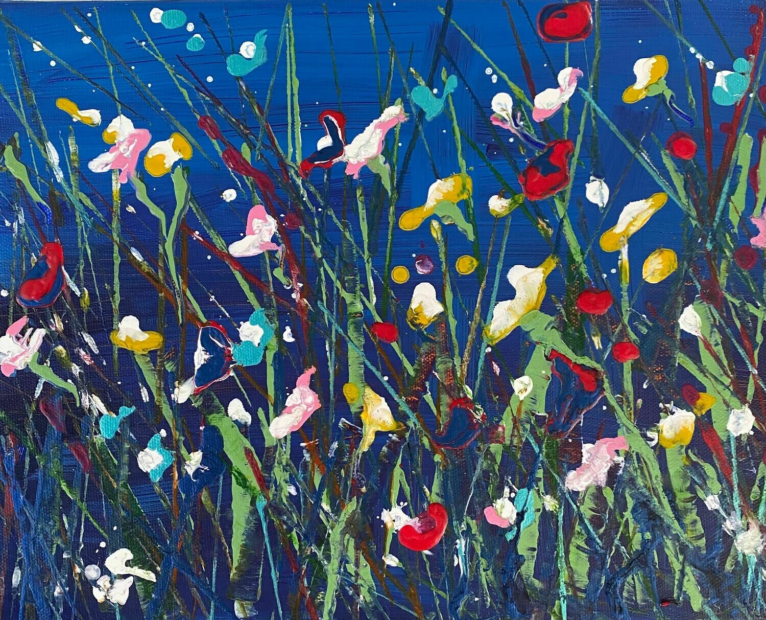 TR21011 Meadow flowers on blues