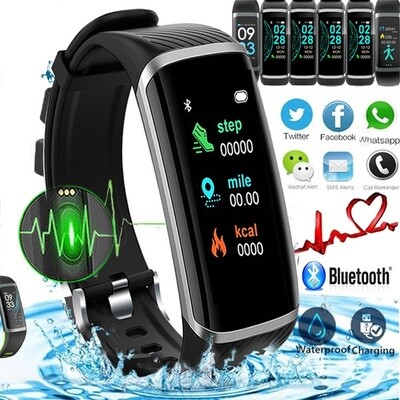 Bluetooth smart fitness tracker, outdoor waterdicht.