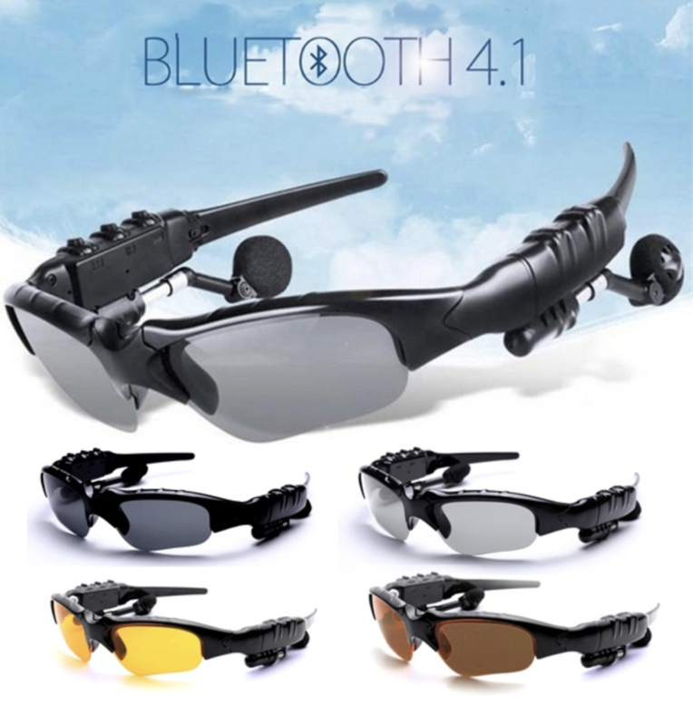 Golf Zonnebril, bluetooth oortelefoon. Draadloze headset met Mic.